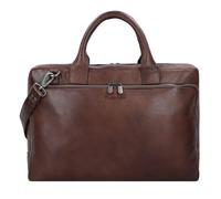 Plevier Vintage Bill Valigetta Pelle 40 cm Scomparto per laptop marrone