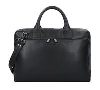 Plevier Vintage Bill Valigetta Pelle 40 cm Scomparto per laptop nero