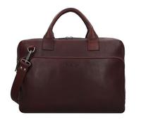 Plevier Vintage Larry Valigetta Pelle 40 cm Scomparto per laptop marrone