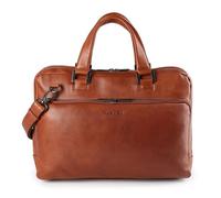 Plevier Vintage Larry Valigetta Vera Pelle 40 cm Vano porta PC marrone