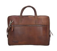 Plevier Vintage London Valigetta Protezione RFID Pelle 41 cm Scomparto per laptop marrone