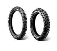Plews Tyres Coppia Pneumatici FOXHILLS 80/100-21 - Hard MX FOXHILLS 100/90-19 -