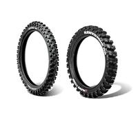 Plews Tyres Coppia Pneumatici MATTERLY 60/100-14 - Medium MX HAWKSTONE 80/100-12