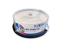 Plexdisc BD-R, 25 Pezzo, 6x, 25GB, Bianco Opaco, inkjet