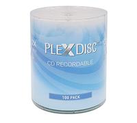 PlexDisc CD-R 700MB 52X Logo Top Supporti registrabili - 100pk (senza contenitore) FFP 631-817-BX, 100 dischi