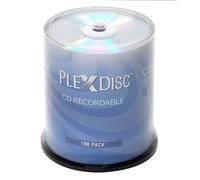 PlexDisc CD-R 700MB 52X Shiny Silver Top Disco registrabile - 100pz Spindle 631-105-BX