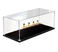 Plexiglass Teca Vetrina Acrilica per 10294 Modellini Copertura Antipolvere per Scatola Trasparente Scatola Portaoggetti per Figure (140x20x50cm) 2MM