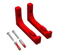 PLEXONE Supporto da parete per AVM FRITZ!Box 5690 Pro con tasselli Fischer DuoPower e viti Torx - Rosso