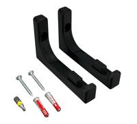 PLEXONE Supporto da parete per AVM FRITZ!Box 5690 Pro con tasselli Fischer DuoPower, viti Torx e inserto - Nero