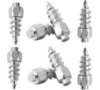 Plextone 100PCS SUV ATV Car Tire Stud Screw & Sleeve Kit Truck Antiscivolo Punta in Metallo Duro Catene da Neve Spikes Borchie (12 mm)