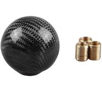 Plextone Universal Car Gear Pomello del cambio universale Pomello del cambio manuale Leva del cambio di forma ovale Fibra di carbonio (nero)