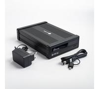 Plextor PX-891SAF - Registratore esterno DVD/RW, 24x, SATA, Dual Layer in alluminio, USB 3.2, silenzioso, cavo USB A/C, alimentatore incluso, colore: Nero