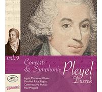 Pleyel/ Dussek/ Camerata Pro Musica/ Marsoner - Concerti Symphonie 9