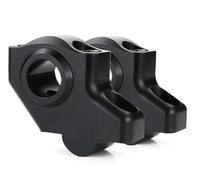 PLFMFVBLBG Manubrio Riser Morsetto per Himalayan per Scram 411 per Meteor 350 per Interceptor 650 per Hunter 350 2022-2024 Riser Manubrio Offset 22 Mm 7/8" Moto Manubrio Risers(Matte Black)