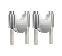 PLFMFVBLBG Manubrio Riser Morsetto per MT07 per MT09 per R1 per R3 per MT 07 09 per R 1 per R 3 Kit Riser Manubrio 7/8" 1 1/8" Morsetti Barra 22/28 Mm Moto Manubrio Risers(Silver,22mm)