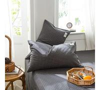 PLIAGE 2 Pezzi Tinta Unita Plaid Stampato Federa Morbido Cotone Cuscini coperture 30x50 40x60 48x74 Cuscino per Letto Decorazioni per la casa