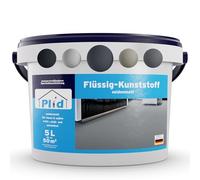 Plid Plastica liquida grigio argento 5 L - Rivestimento per pavimenti in | Vernice per calcestruzzo e massetto, per interni ed esterni, resistente all'usura e agli urti, flessibile