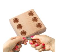 Plier Organizer Wooden Multi-Slot Storage Base Plier Holder Multi-Slot Desi