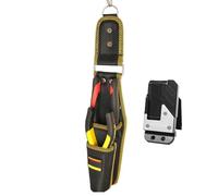Pliers Holder Bag with Quick Release Clip, Multifunctional Tool Pouch Work Organizer for Carpenters, Plumbers, Construction Workers, Utility Carrier, 13.46x2.95 Inches