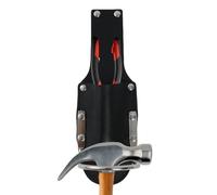 Pliers Holster - Hammer Holder For Belt, PU Leather Tool Holster und Hammer Loop, Tools Organizer Pockets | 2 I 1 Pouch For Carpenter Maintenance Garden Pruning Work Electrician Construction