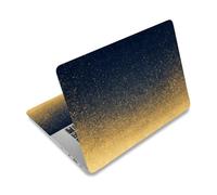 PLIGREAT 12" 13" 13.3" 14" 15" Autocollant per ordinateur Portable Autocollants Universels en Vinyle pour Ordinateur Portable Protection Réutilisable Poussière D'Or