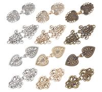 PLIGREAT 12 Pezzi Maglione E Sciarpe Clip 4 Stile Vintage Camicia Clip Con Modello In Lega Collo Scialle Chiusura Cappotto Clip Per Maglione Donna Vestiti Sciarpe Camicie Decorazione 3 Colori