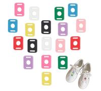 PLIGREAT 36 pezzi lacci per scarpe Decorazione Fibbie, colorato Lace Lacci Lacci Scarpe Decor Adattatore Laccio per scarpe Tag Fibbia Decorazioni per Donna Adolescenti Scarpe Ornamento