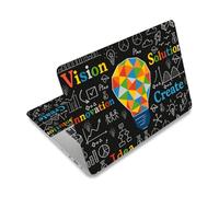 PLIGREAT Autocollant pour Ordinateur Portable Autocollant Universel en PVC pour Ordinateur Portable 12" 13" 13.3" 14" 15" protezione Réutilisable pour Ordinateur Portable Ampoule Créative