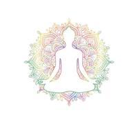 PLIGREAT Colorato Yoga Mandala Decalcomania Della Parete Buddha Rimovibile Adesivo Da Parete Per La Camera Da Letto Soggiorno Yoga Studio Sfondo FAI DA TE Bohemian Wall Mural Decor