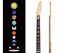 PLIGREAT Confezione da 2 Planet Chitarra Tastiera Adesivi Sistema Solare Rimovibile Trasferimenti Decalcomanie Chitarra per Chitarre Acustiche Elettriche Basso Decor Chitarra Tastiera Decalcomanie