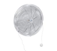 plikc - Aeratore a ventola per vetri con apertura e chiusura (Con retina antinsetti foro 200)