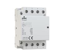 Plikc - Contattore modulare alimentazione 220/240V contatti puliti serie EPI (4 Contatti NO - 40A)