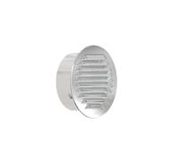 Plikc - Griglia aerazione tonda con rete - MADE IN ITALY (Alluminio - foro 100)