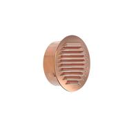 Plikc - Griglia aerazione tonda con rete - MADE IN ITALY (Rame - foro 120)