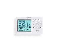 Termostato ambiente digitale giornaliero FACILE a batteria contatto pulito