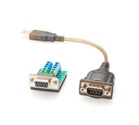 Plinkwirekb Cavo convertitore da USB a seriale 3 in 1 con chip FTDI, RS232/RS485/TTL, chip FTDI, interfaccia DB9, adattatore convertitore porta seriale da RS232 a RS485, da RS232 a TTL