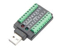 Plinkwirekb Convertitore seriale industriale 4 in 1 da USB a RS232 RS485 RS422 TTL 3,3 V 5 V con chip FTDI FT232RNL USB 2.0 A a morsettiera adattatore porta COM per Windows, Linux, Android, MacOS