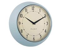 Plint Retro Wall Clock Silent Non Ticking Decorative Ice Color Wall Clock, Retro Style Decorazione della parete per la cucina soggiorno casa, ufficio, scuola, facile da leggere grandi numeri