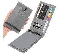 Plinyvel Custodia per notebook Rocketbook Mini Size Compatibile con Field Notes Top Spiral Notebook 8,9 x 14,9 cm - Tessuto impermeabile, Organizer multifunzionale con portapenne, porta biglietti da