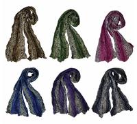 Plissettato Sciarpa Leopardo Sciarpe per da Donna Four Seasons FashionSolid