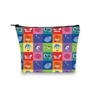 PLITI All'interno del film dei cartoni animati regalo emozioni gruppo trucco borsa per rabbia, paura, gioia, disgusto, tristezza, invidia, ansia, fan regalo, Cartone animato 8 Emozione Bagu, alla moda