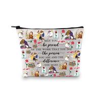 PLITI Beauty Beast Story Inspired Gift You Be Proud of The Work That You Do As Princess Belle, Be Proud Beauty Bag
