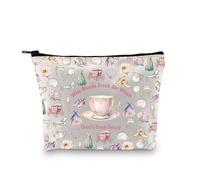 PLITI Beauty case con citazione di Lady Whistledown Londra Inghilterra Regency Era regalo Who Needs Fresh Air When There's Fresh Gossip Makeup Bag, Gossip Bagu fresco, alla moda