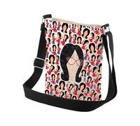 PLITI Borsa a tracolla divertente con scritta "Raising Your Son Daughter Is a Two Parent - Regalo per amici e amanti", Alzando il tuo Cbagu, 8×7.5×1.8inches