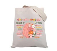 PLITI Borsa a tracolla per terapista della salute mentale, idea regalo per assistente sociale, psicologia, CBT DBT Counselor, Mentalità di crescita Tgu, medium