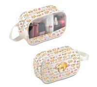 PLITI Borsa per il trucco con bradipo bradipo regali I'm a bradipo intrappolato in un corpo umano sacchetto con cerniera per amanti degli animali regalo zoologo regali, Bradipo intrappolato Mbu, alla