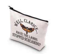 PLITI Borsa per il trucco ispirata al film Lambs, idea regalo per fan di Hannibal Lecter, Agnelli fermati U, alla moda