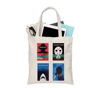 PLITI Borsa tote per fan del film horror Halloween horror personaggi del film regalo serial killer a tema regalo da viaggio, Sogno Grande Tgu, medium
