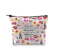 PLITI Buffy Vampire Movie Fans Gift BTVS Inspired Merchandise May You Be Proud of The Work You Do Vampire Zipper Pouch, Be Proud Btvs Bagu, alla moda