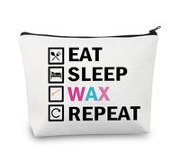 PLITI Cera Tecnico Regalo Ceretta Specialista Regalo Estetista Regalo Mangia Dormire Cera Ripeti Sacchetto Trucco per Coochie Waxer Regalo, Cera Repeatu, alla moda